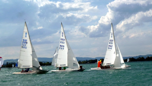 Drachen auf dem Thunersee