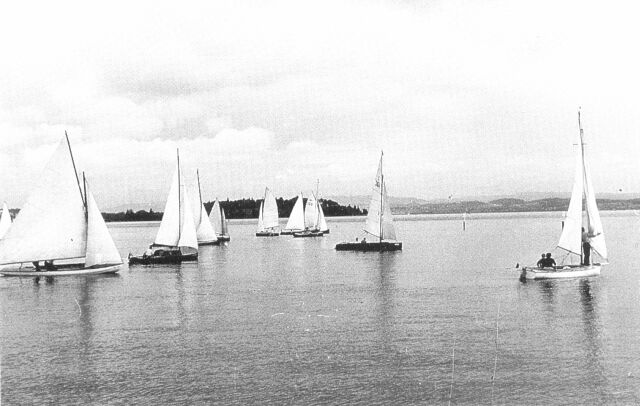 Fuchsjagd vor Staad und Mainau 1955